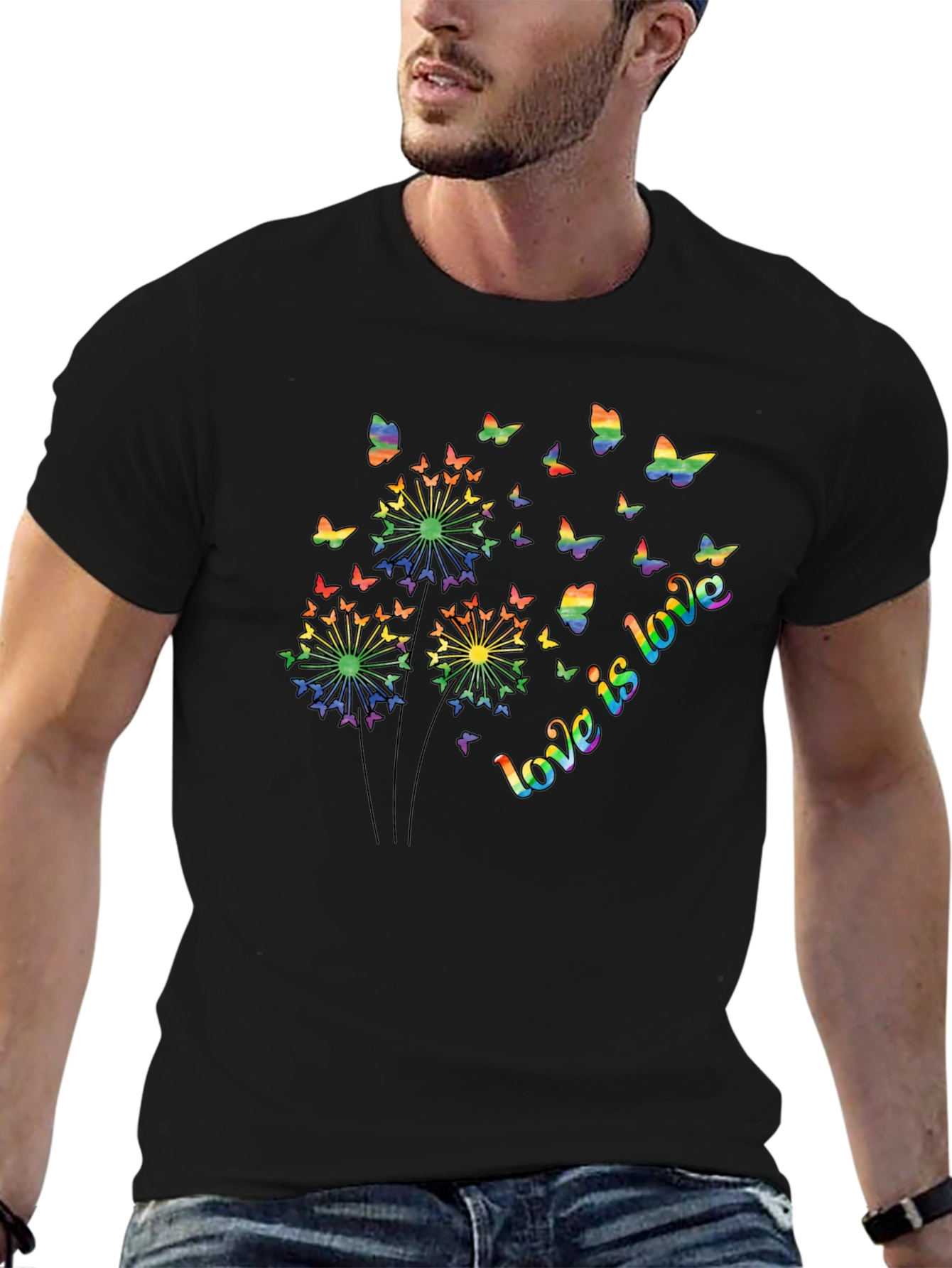 Rainbow Butterfly Pride T-Shirt