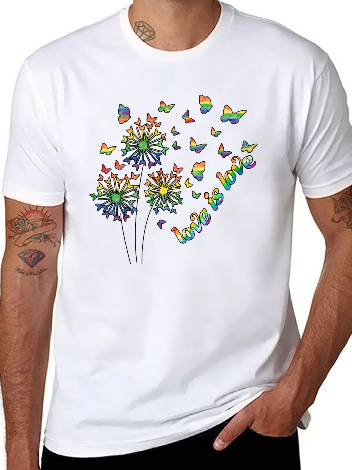 Rainbow Butterfly Pride T-Shirt