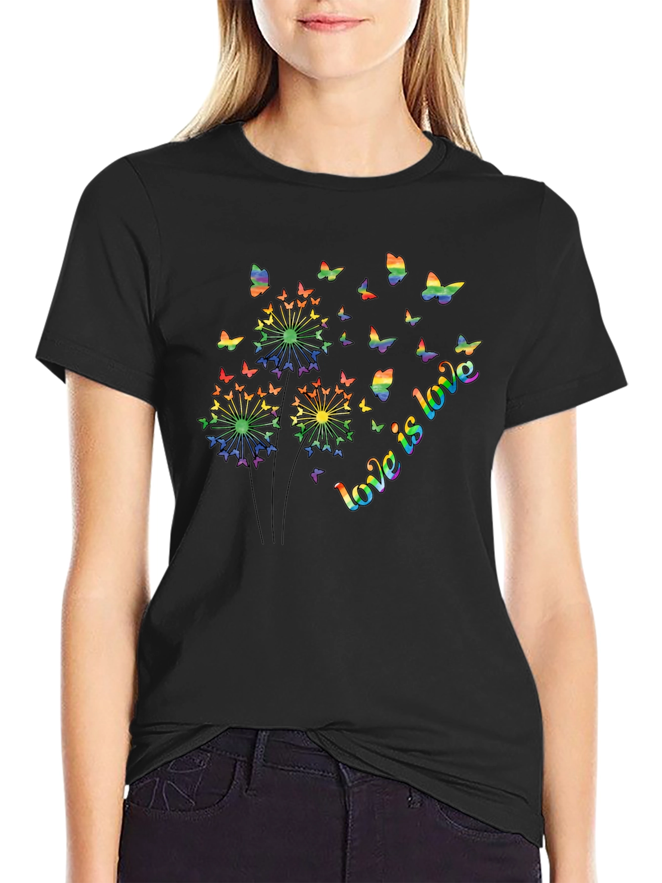 Rainbow Butterfly Pride T-Shirt