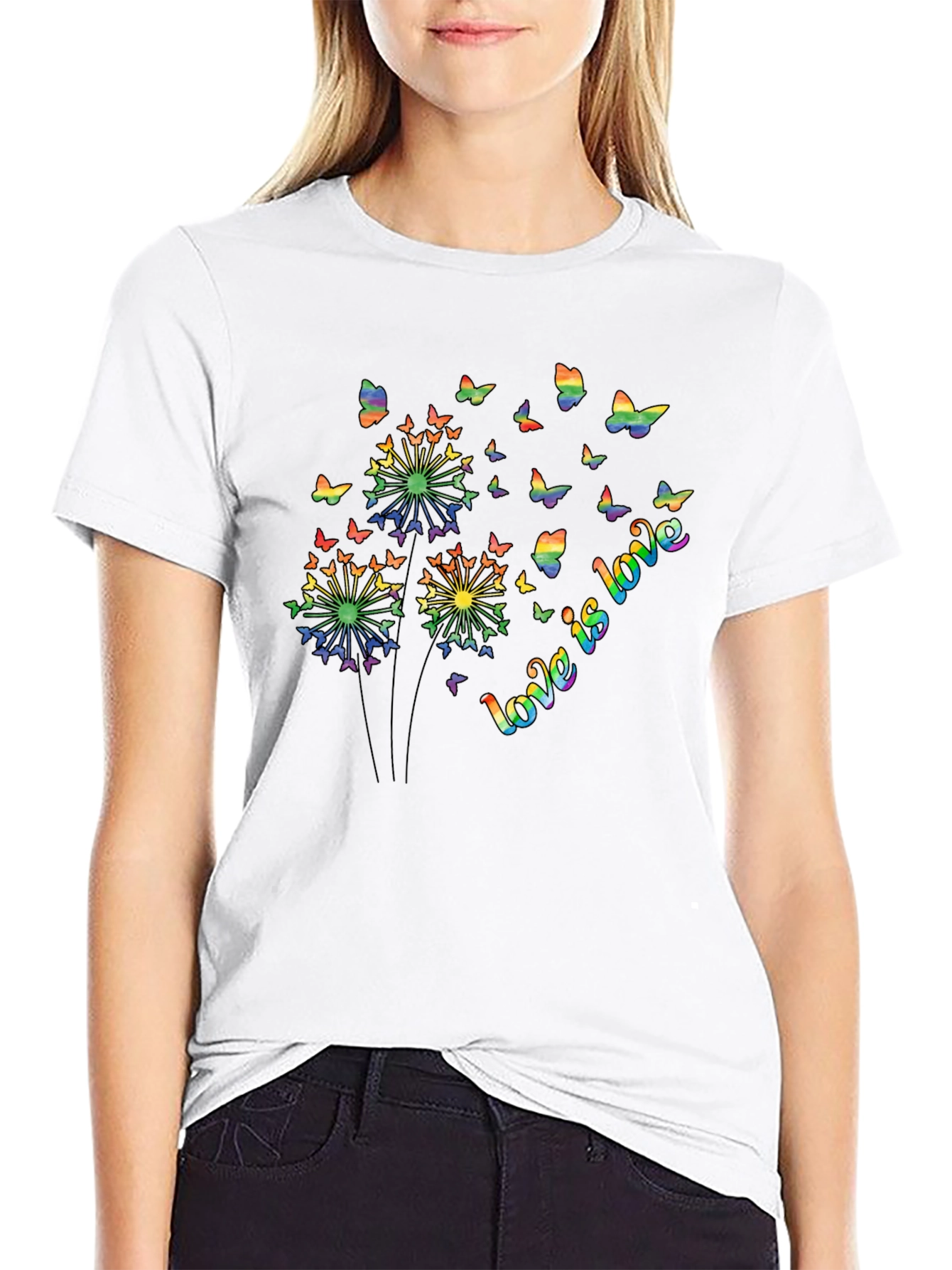 Rainbow Butterfly Pride T-Shirt