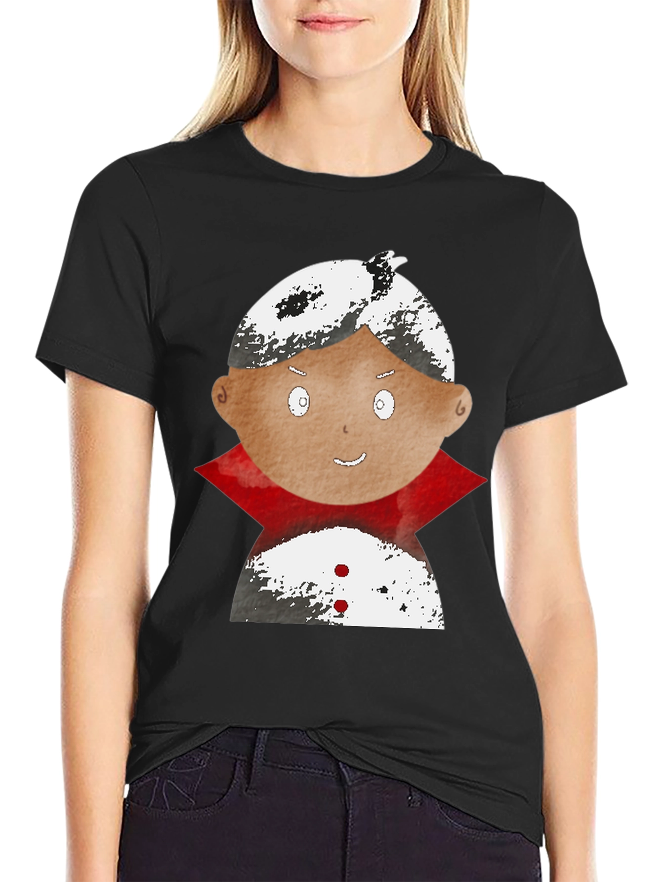 Cute Vampire Graphic Tee - Halloween Costume Shirt