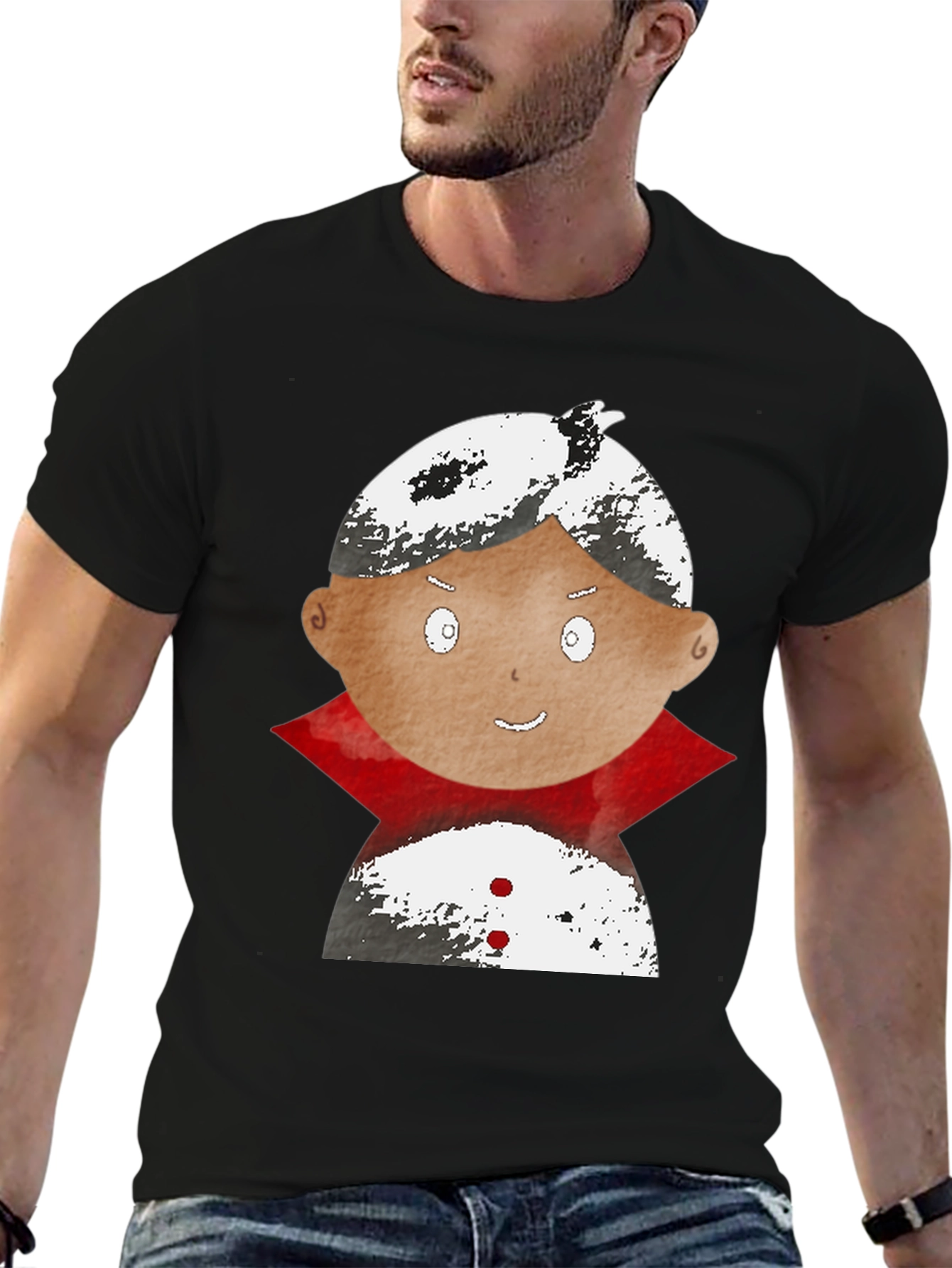 Cute Vampire Graphic Tee - Halloween Costume Shirt