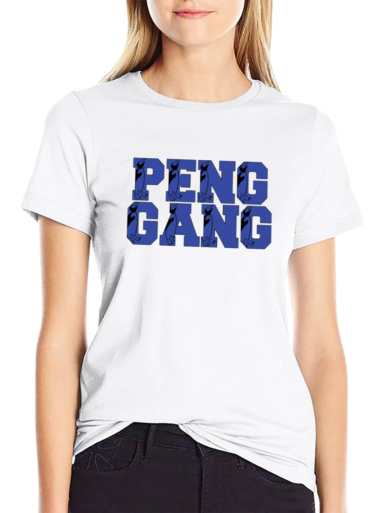 Peng Gang Graphic Tee - Penguin Design
