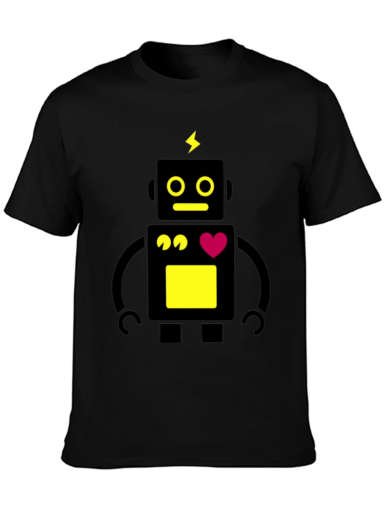 Robot Heart T-Shirt - Modern Graphic Tee