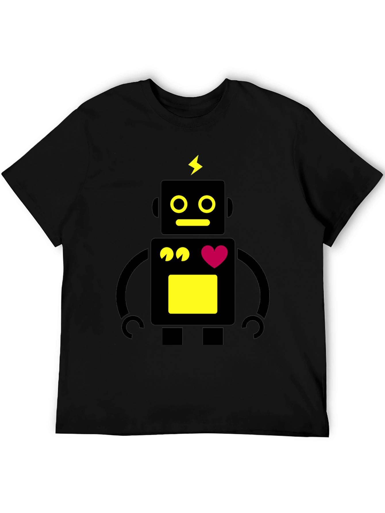 Robot Heart T-Shirt - Modern Graphic Tee