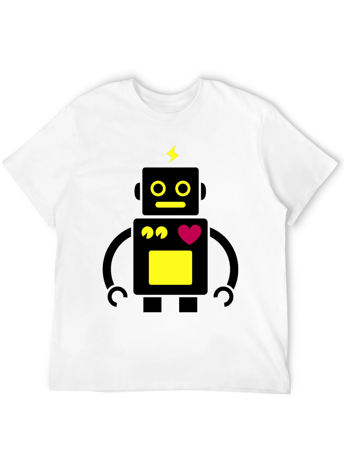 Robot Heart T-Shirt - Modern Graphic Tee