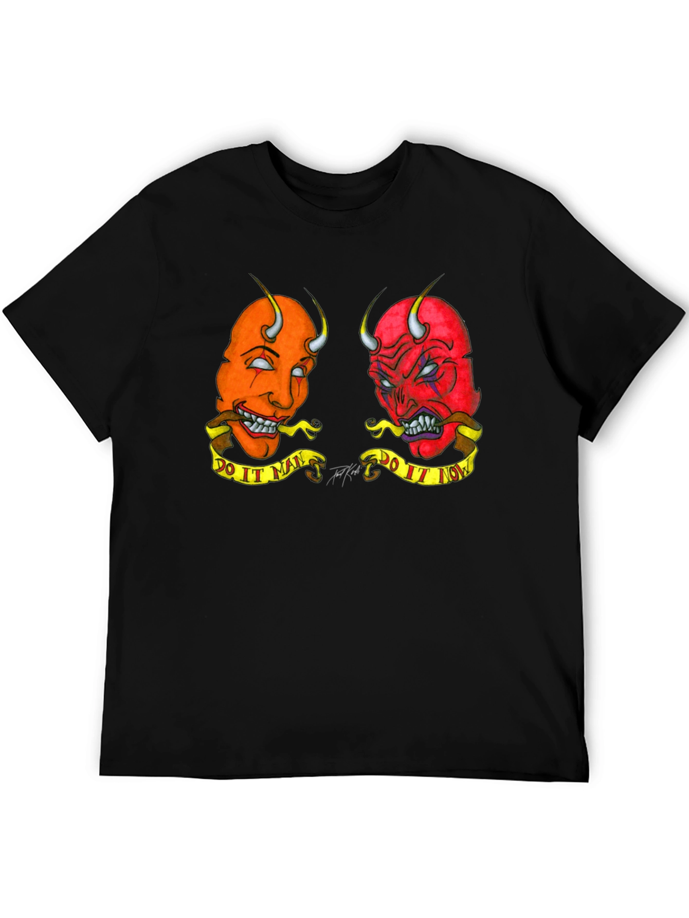 Devil Duo T-Shirt - Do It Man/Now