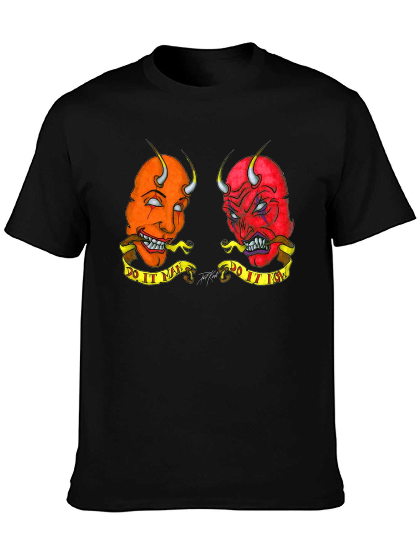 Devil Duo T-Shirt - Do It Man/Now