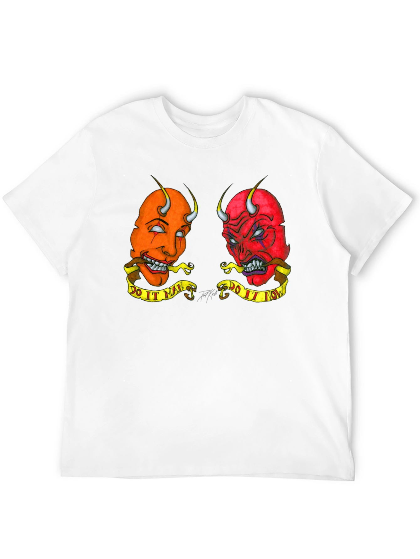 Devil Duo T-Shirt - Do It Man/Now