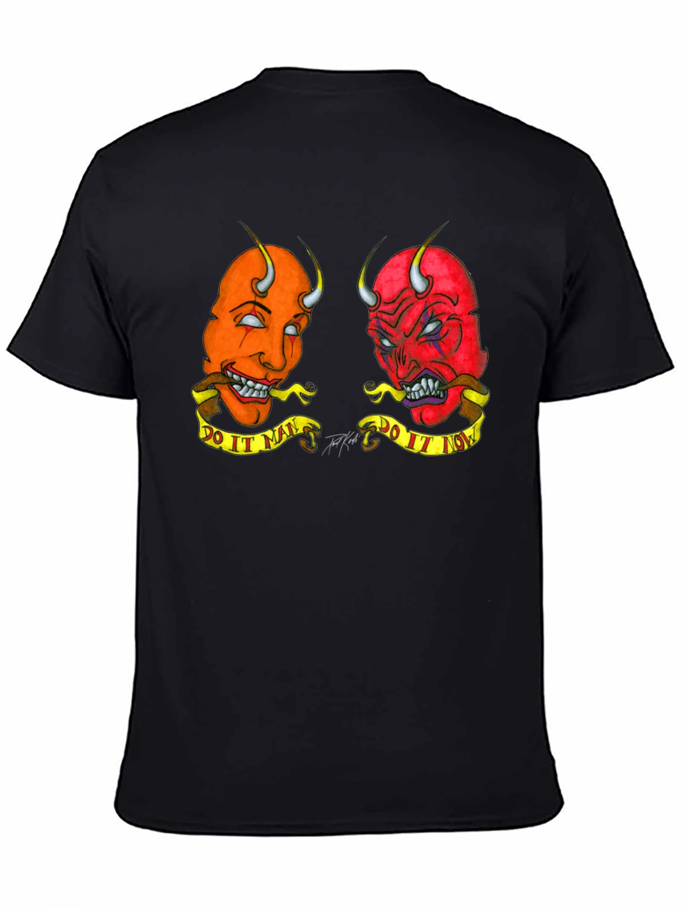 Devil Duo T-Shirt - Do It Man/Now