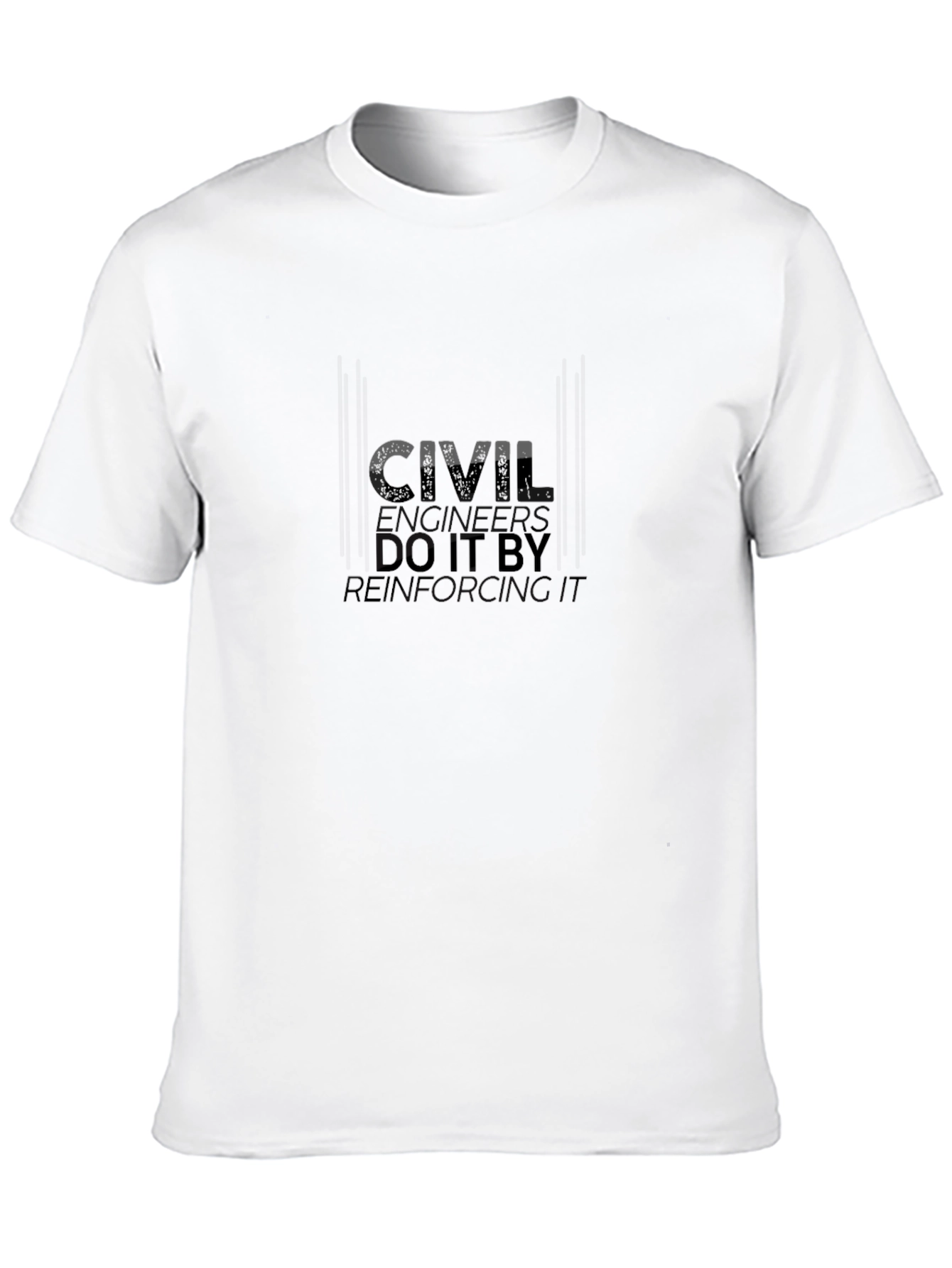 Civil Engineer Humor Black T-Shirt