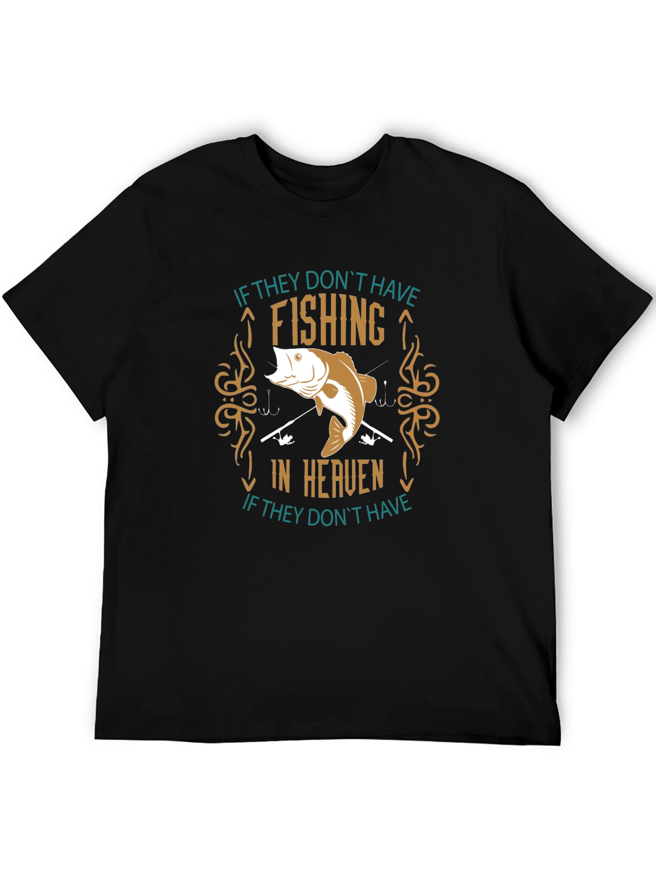 Fishing In Heaven Graphic T-Shirt