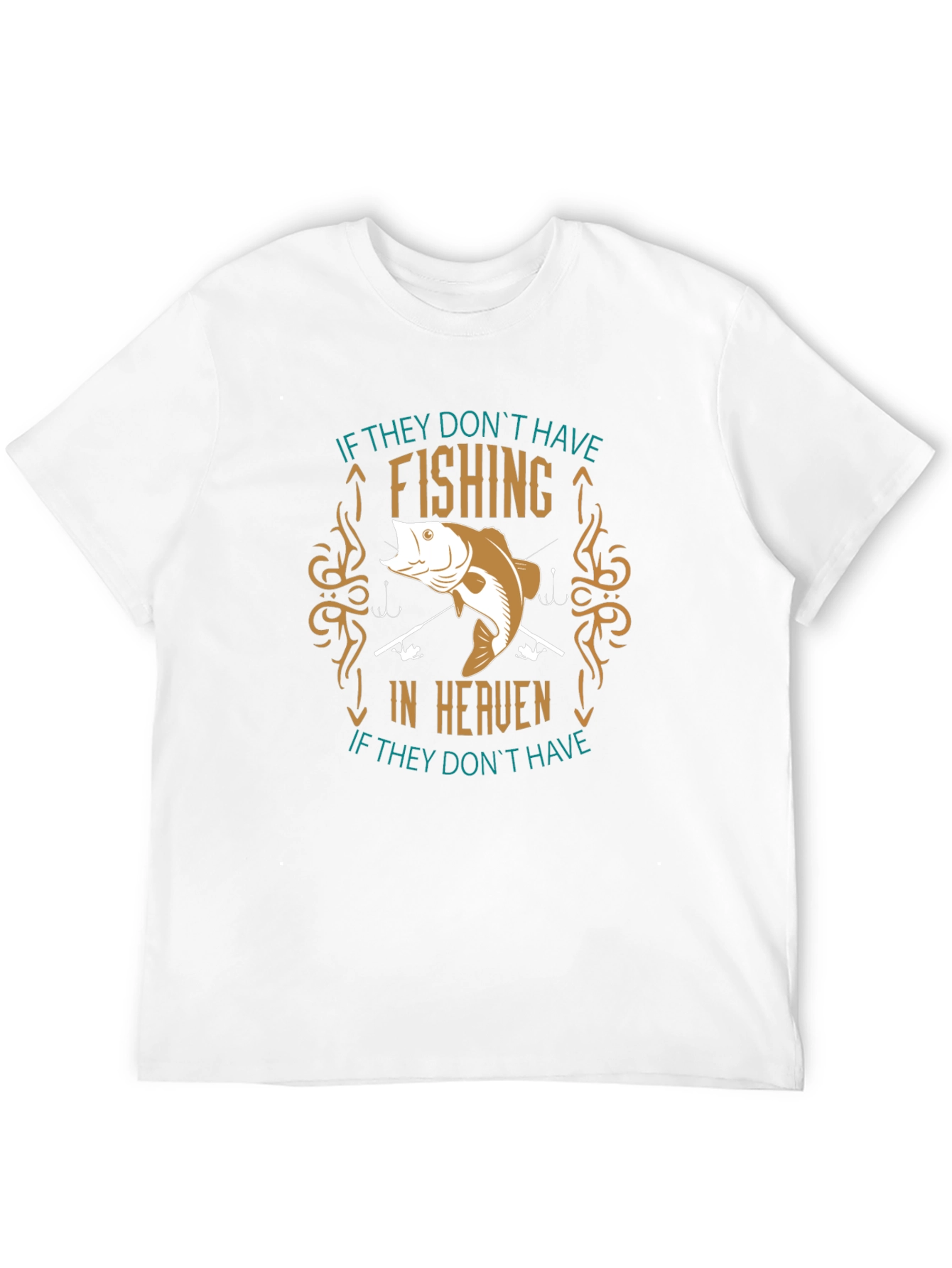 Fishing In Heaven Graphic T-Shirt