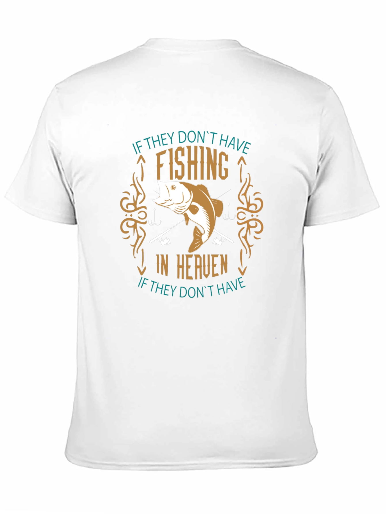 Fishing In Heaven Graphic T-Shirt