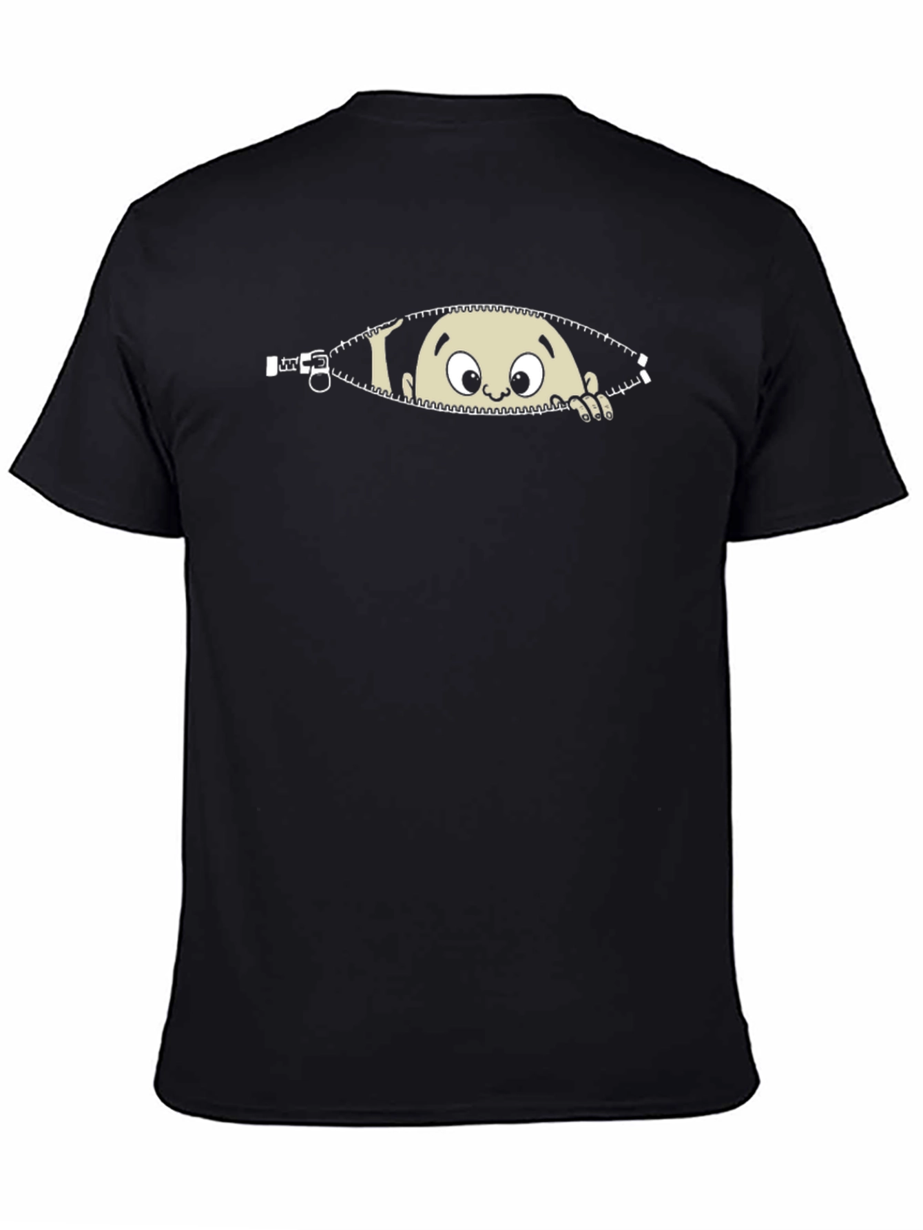 Peek-a-Boo Baby Zipper T-Shirt