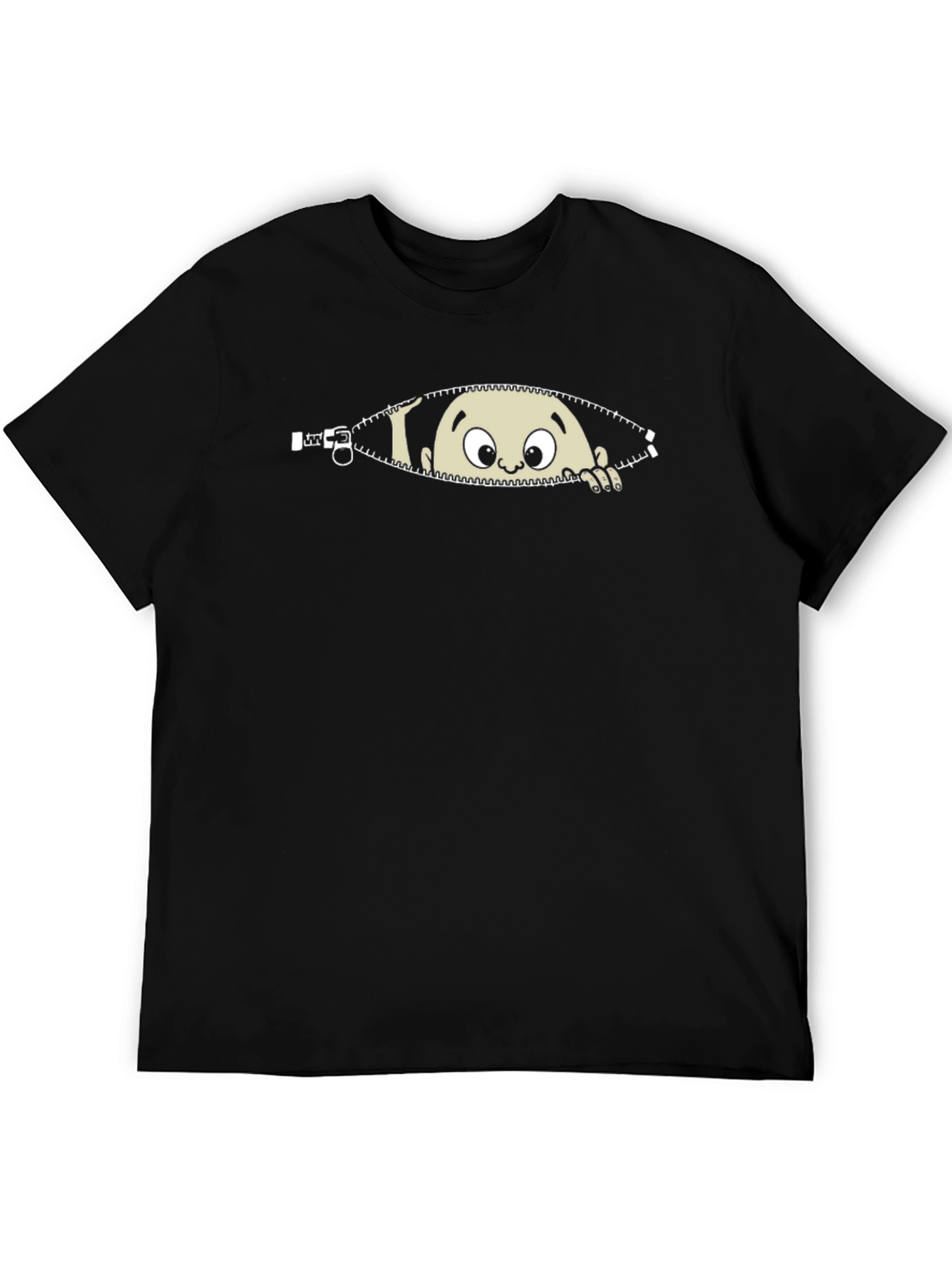 Peek-a-Boo Baby Zipper T-Shirt