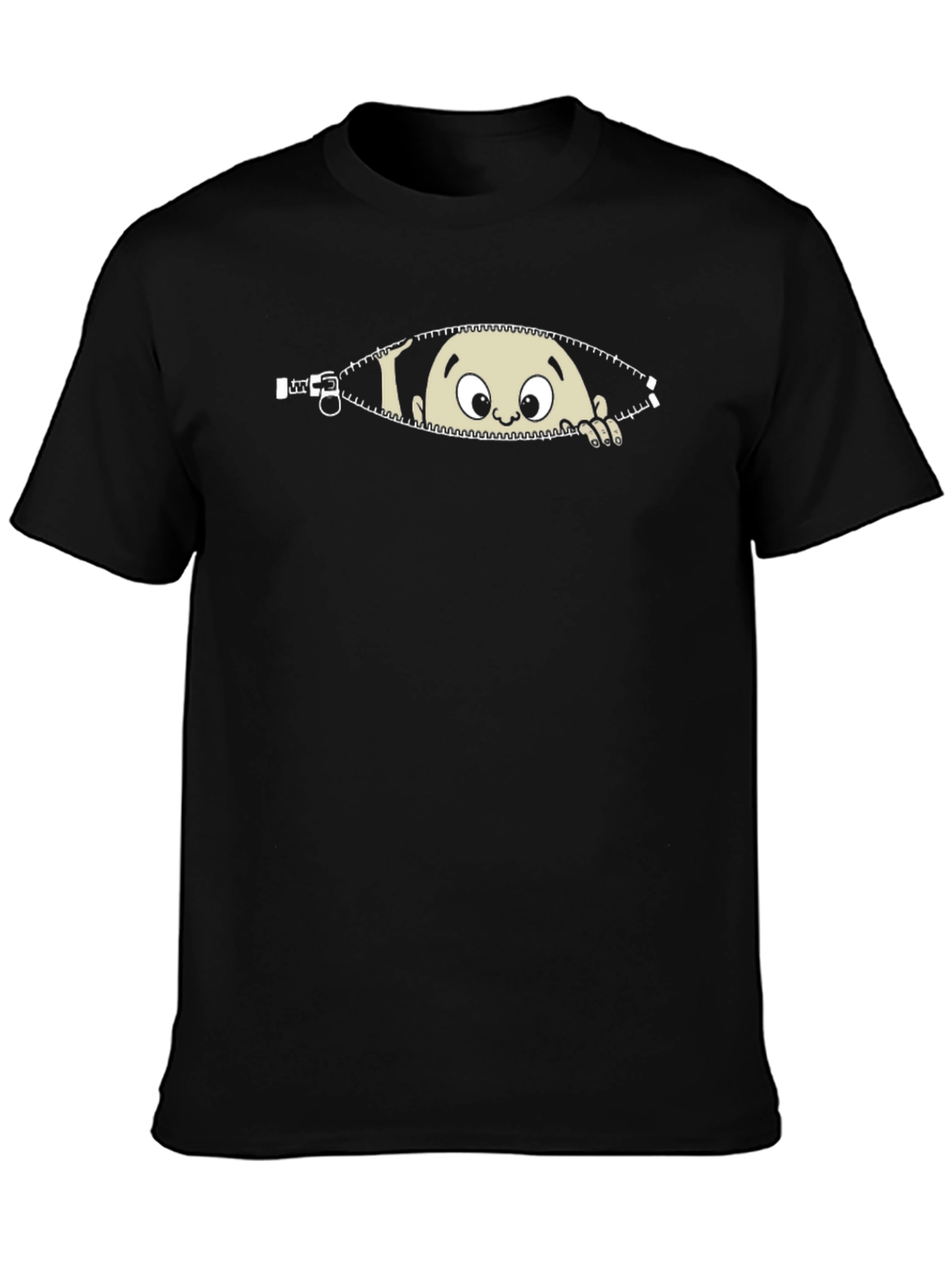 Peek-a-Boo Baby Zipper T-Shirt