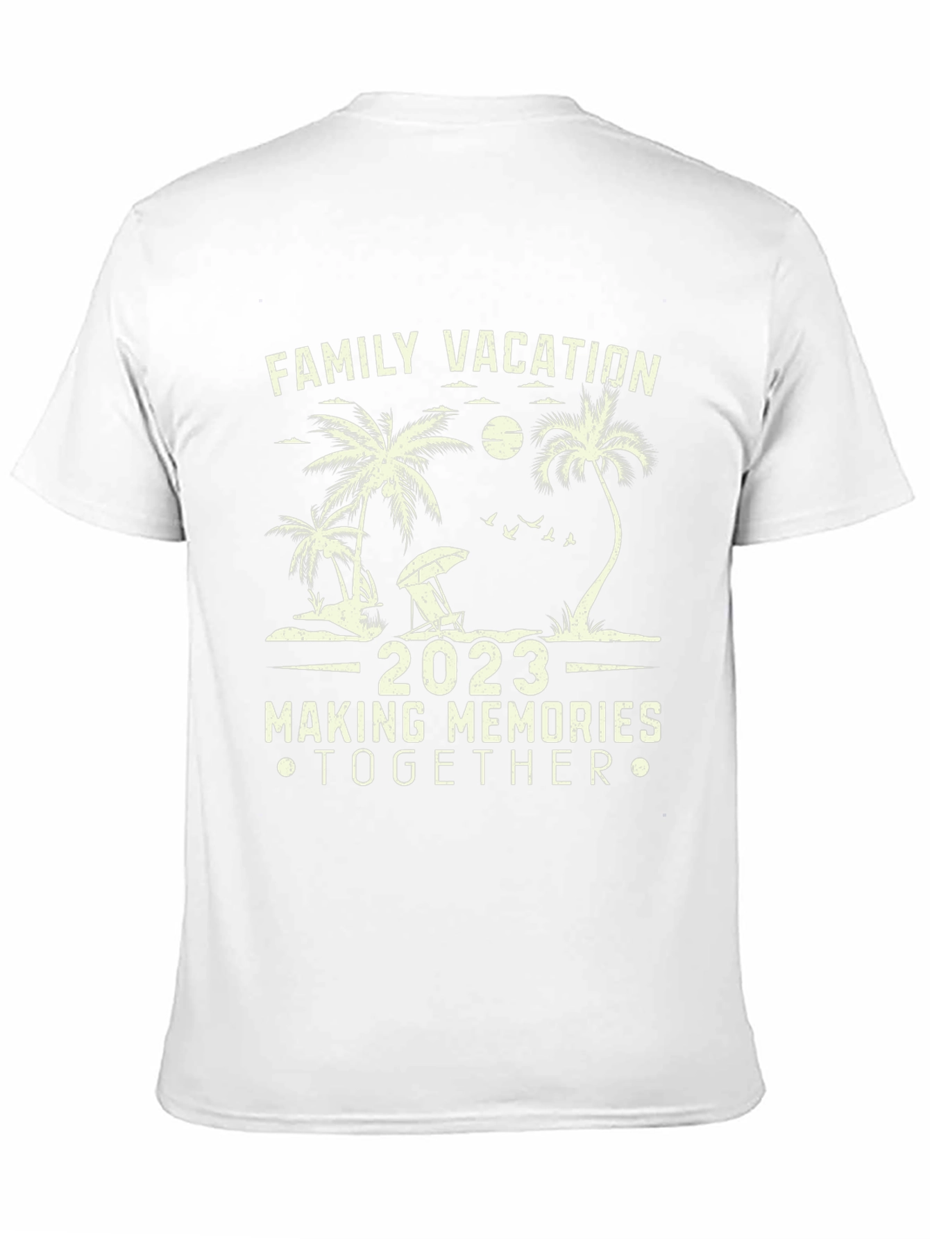 Family Vacation 2023 T-Shirt Beach Design