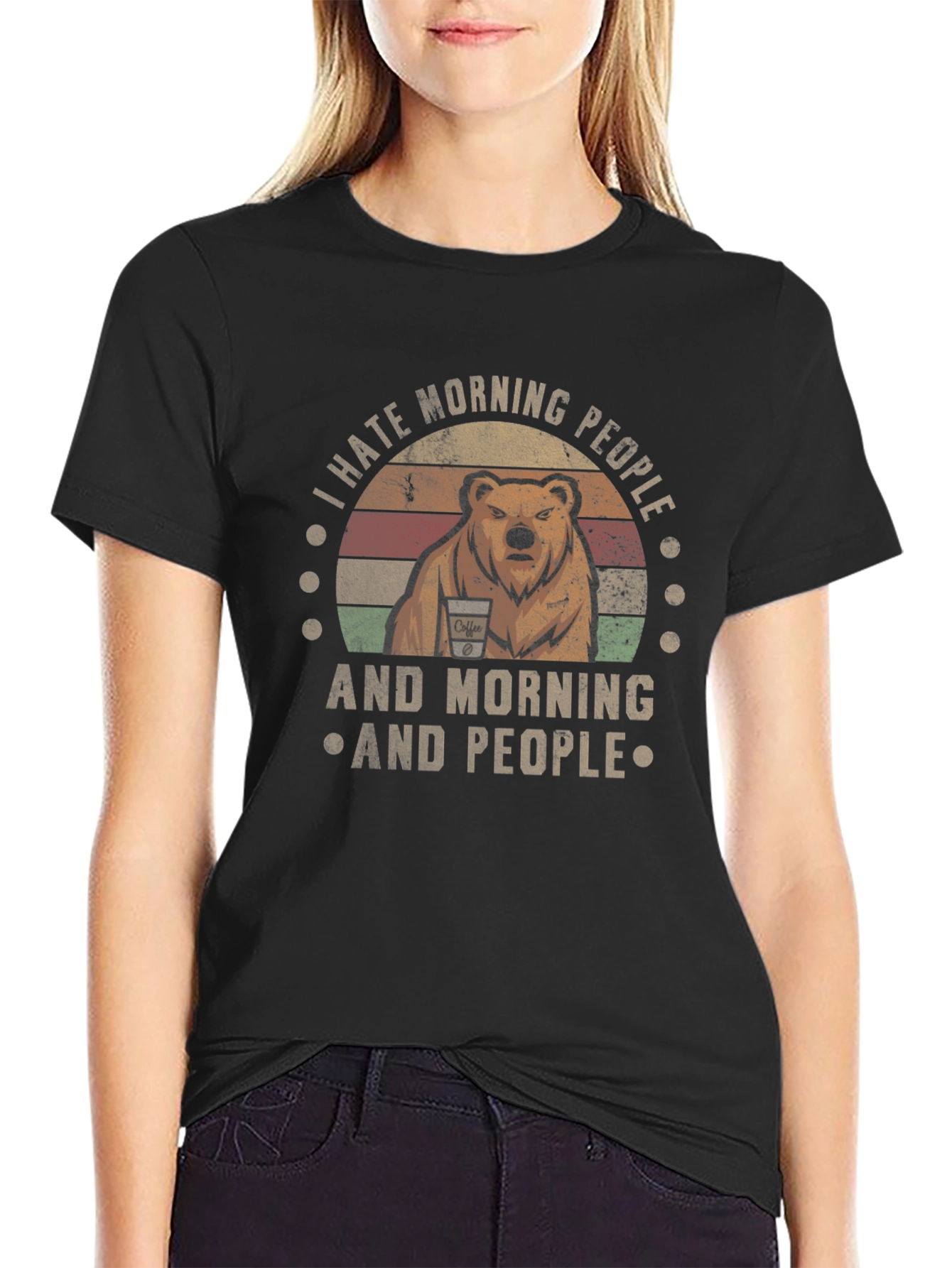 I Hate Morning People Graphic T-Shirt