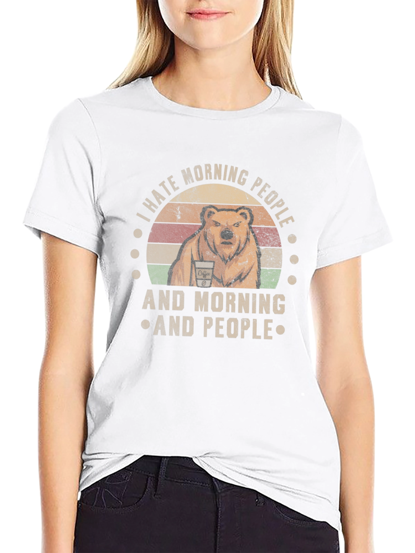 I Hate Morning People Graphic T-Shirt