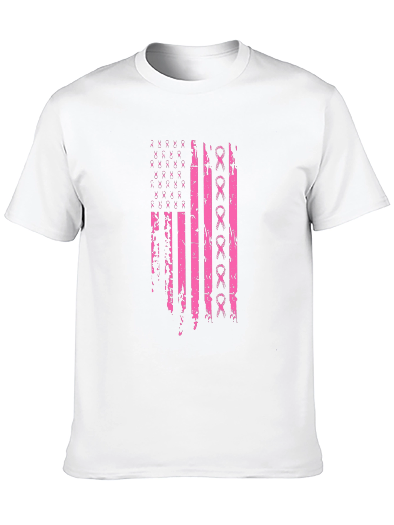 Breast Cancer Awareness Flag Tee