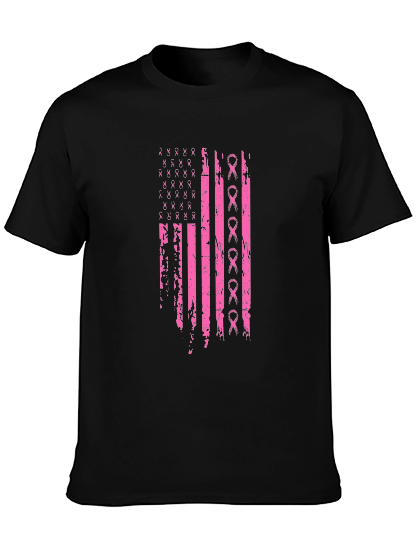 Breast Cancer Awareness Flag Tee