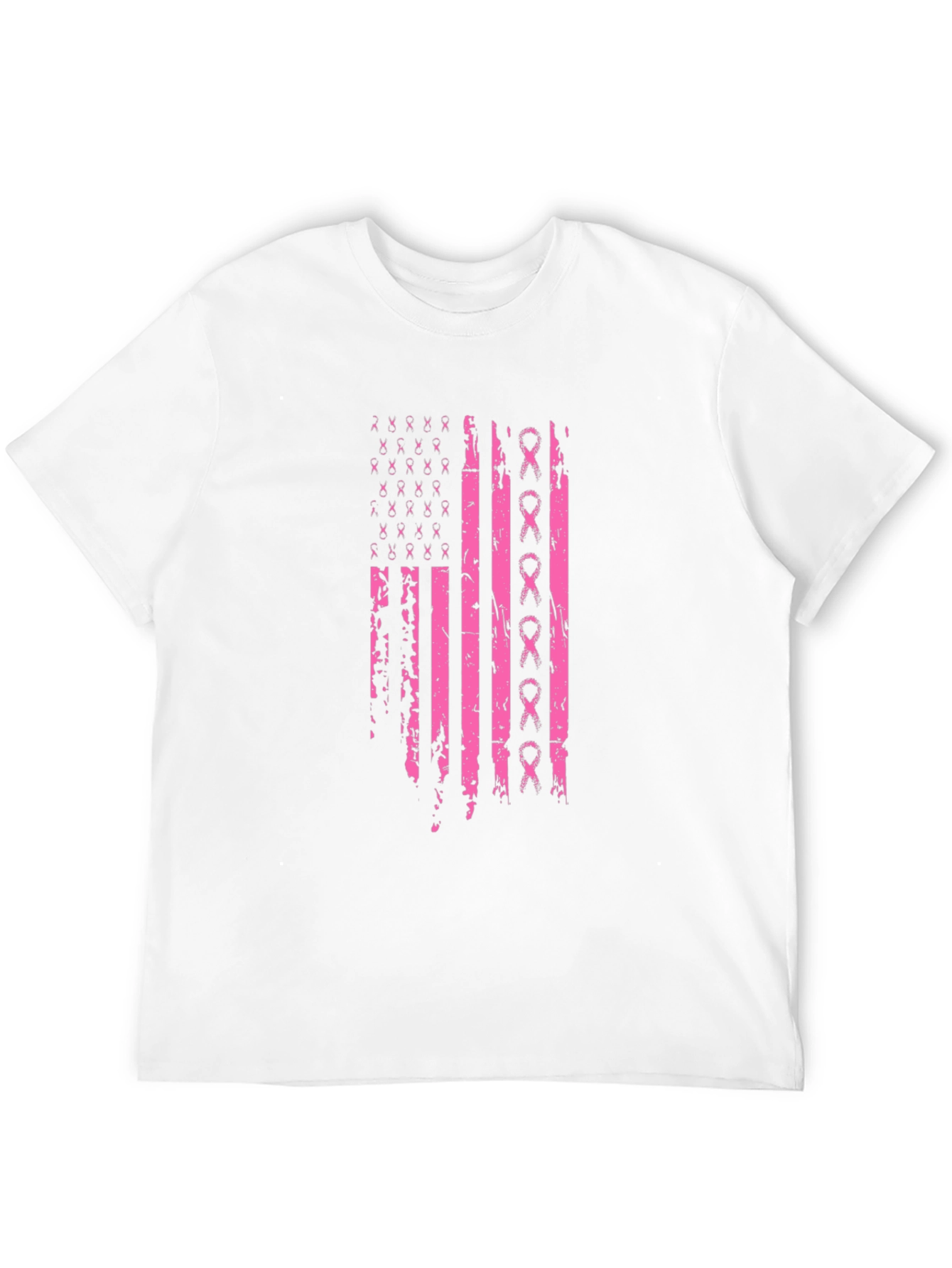 Breast Cancer Awareness Flag Tee