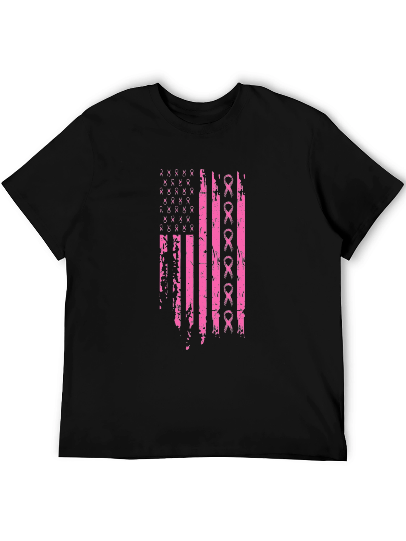 Breast Cancer Awareness Flag Tee