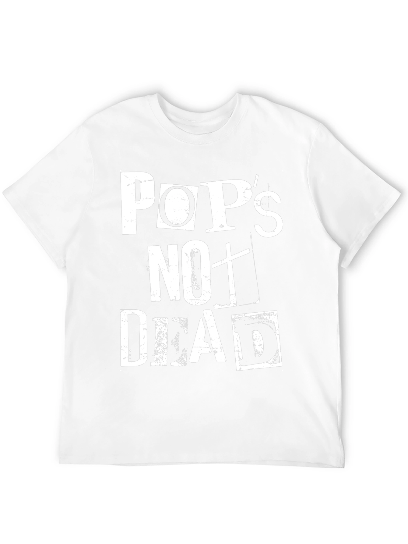 Pops Not Dead Black Graphic Tee