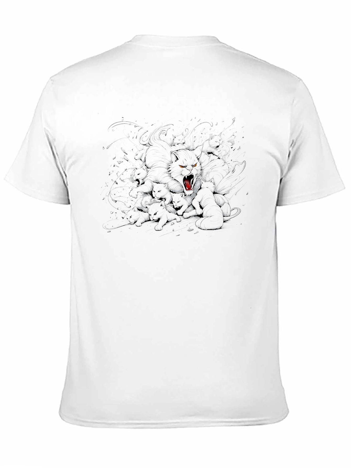 Black T-Shirt with Black Panther Graphic