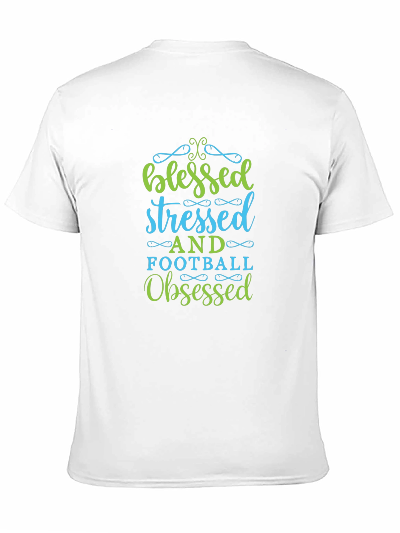 Blessed Stressed Football Obsessed Graphic Tee