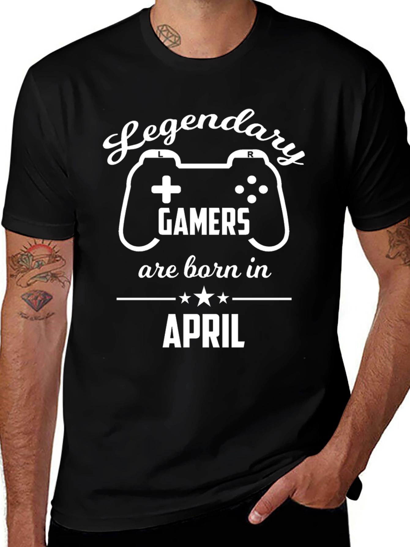 Legendary Gamers Born in April T-Shirt