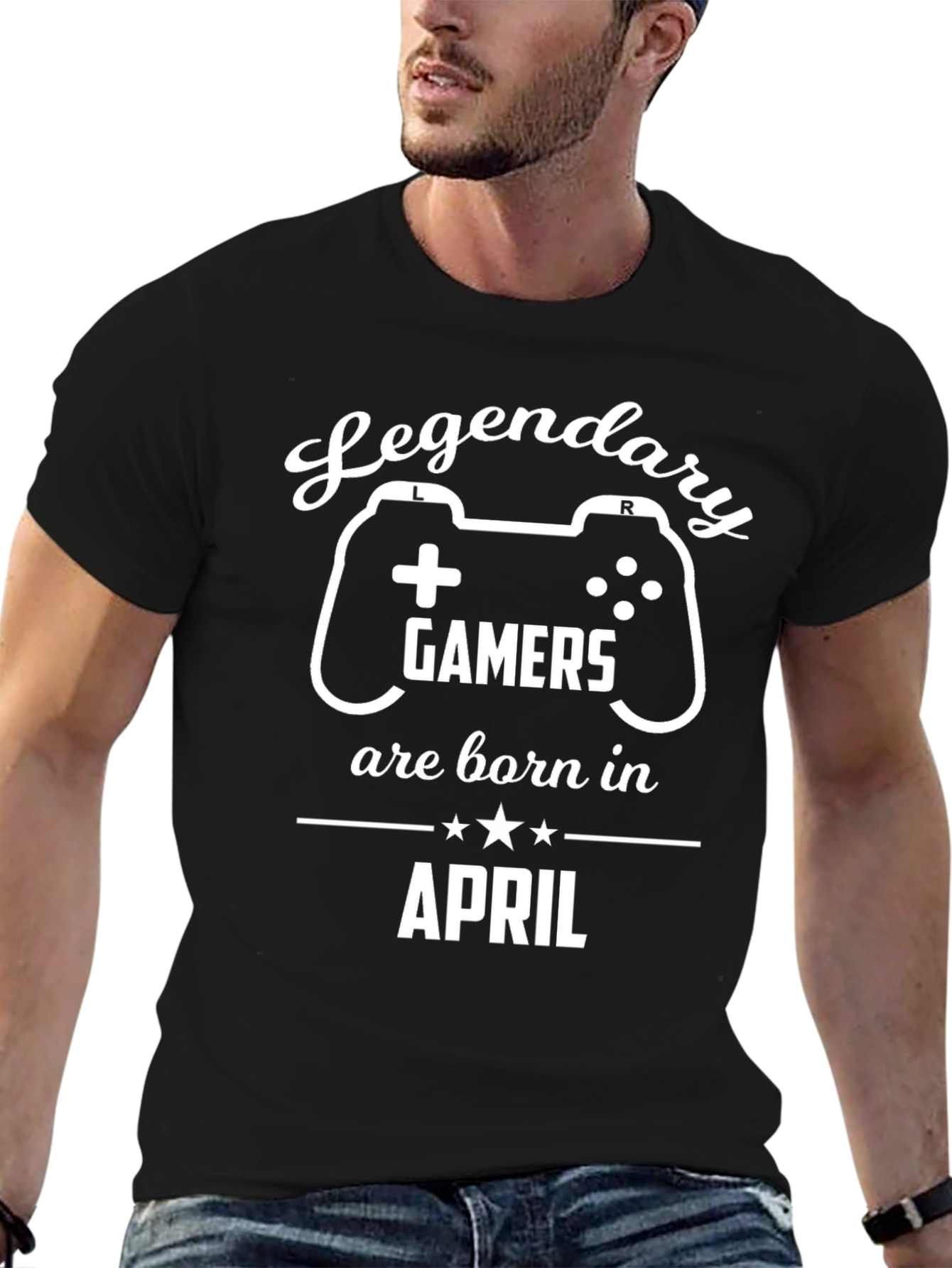 Legendary Gamers Born in April T-Shirt