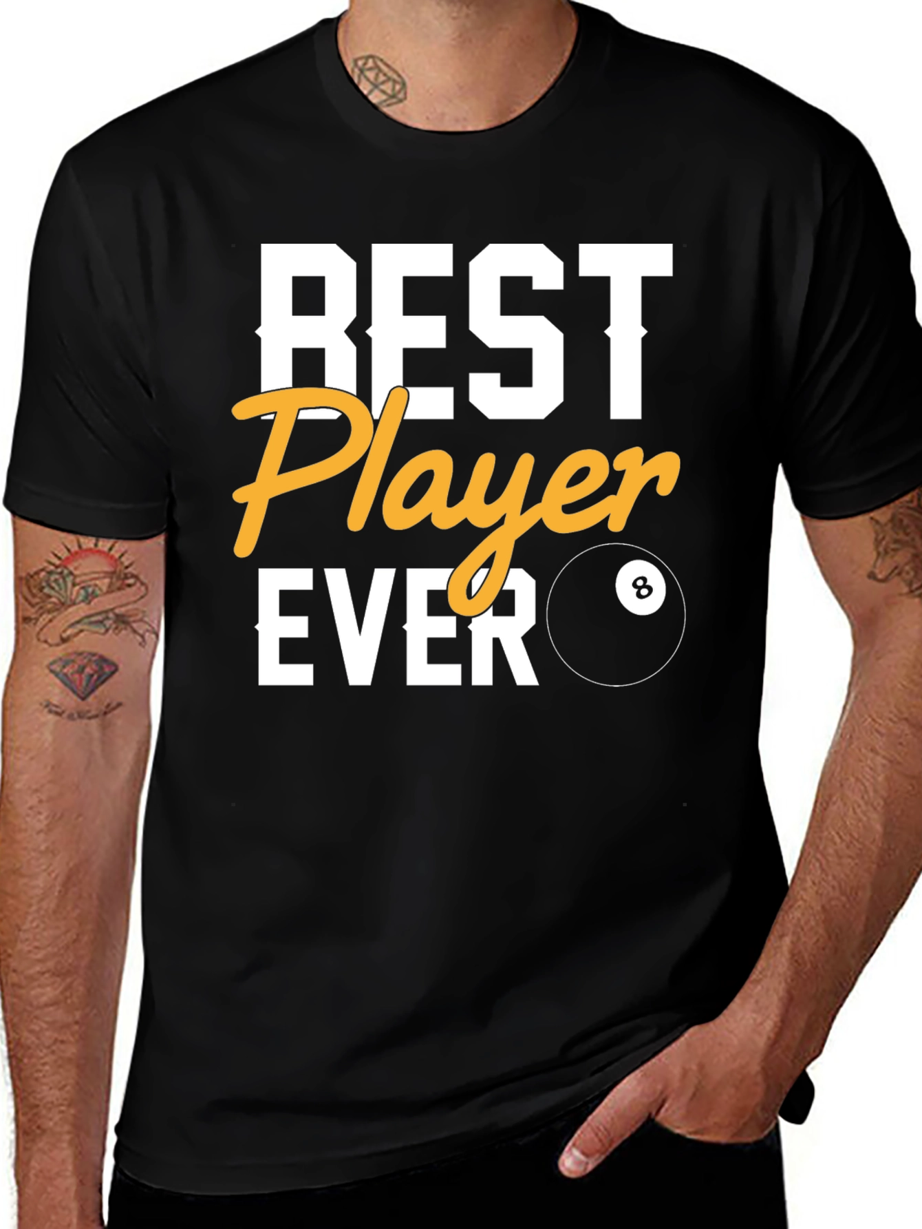 Best Player Ever Billiards T-Shirt