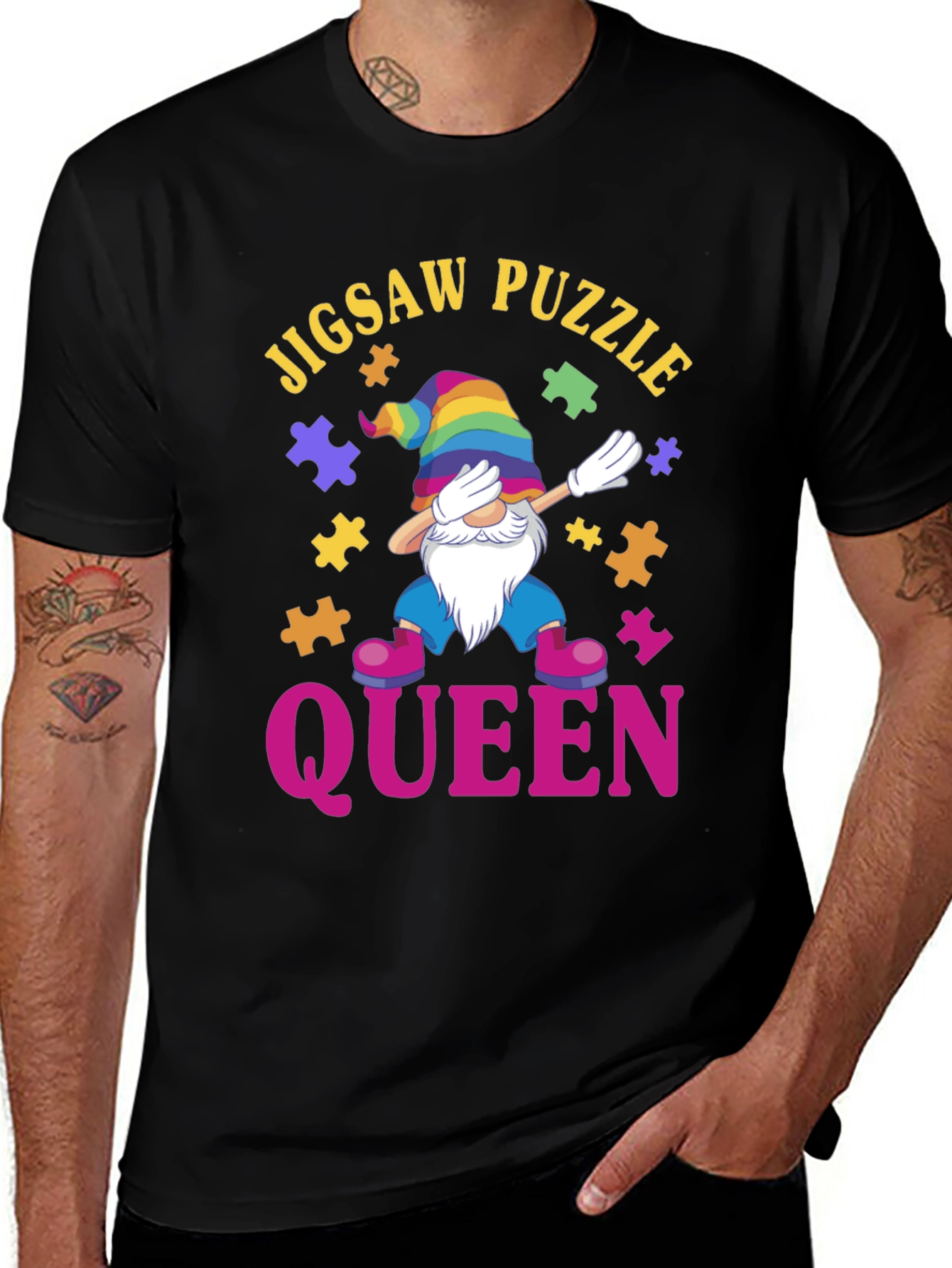 Jigsaw Puzzle Queen T-Shirt