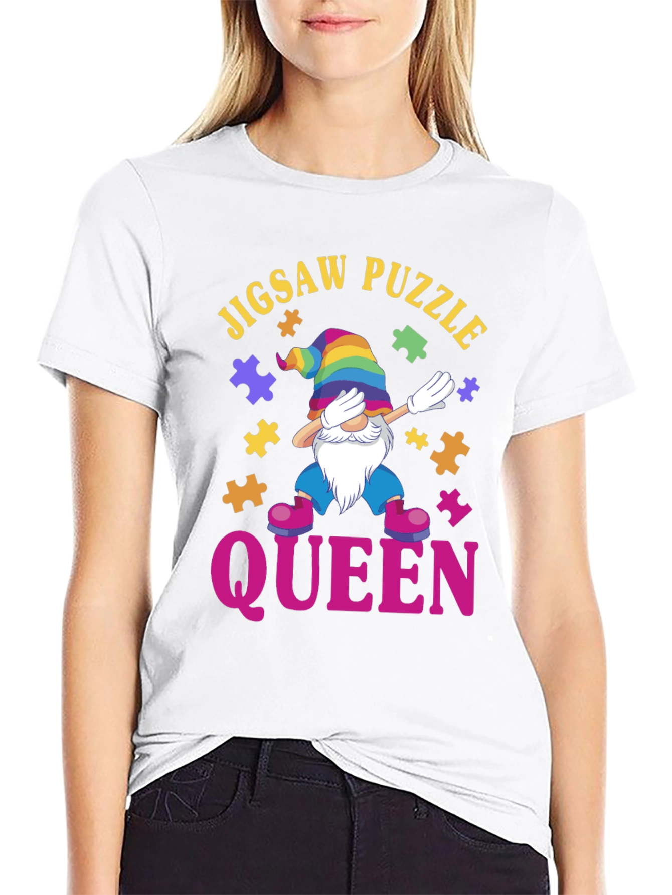 Jigsaw Puzzle Queen T-Shirt