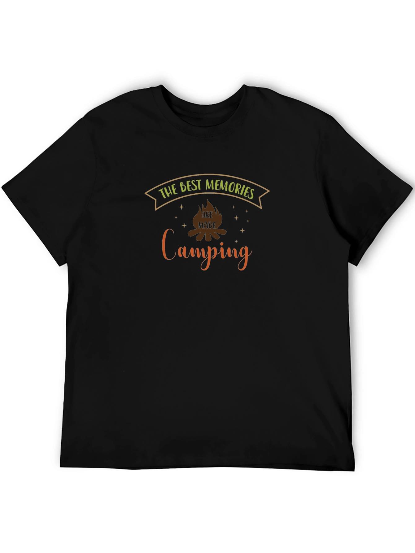 Camping Memories Black T-Shirt