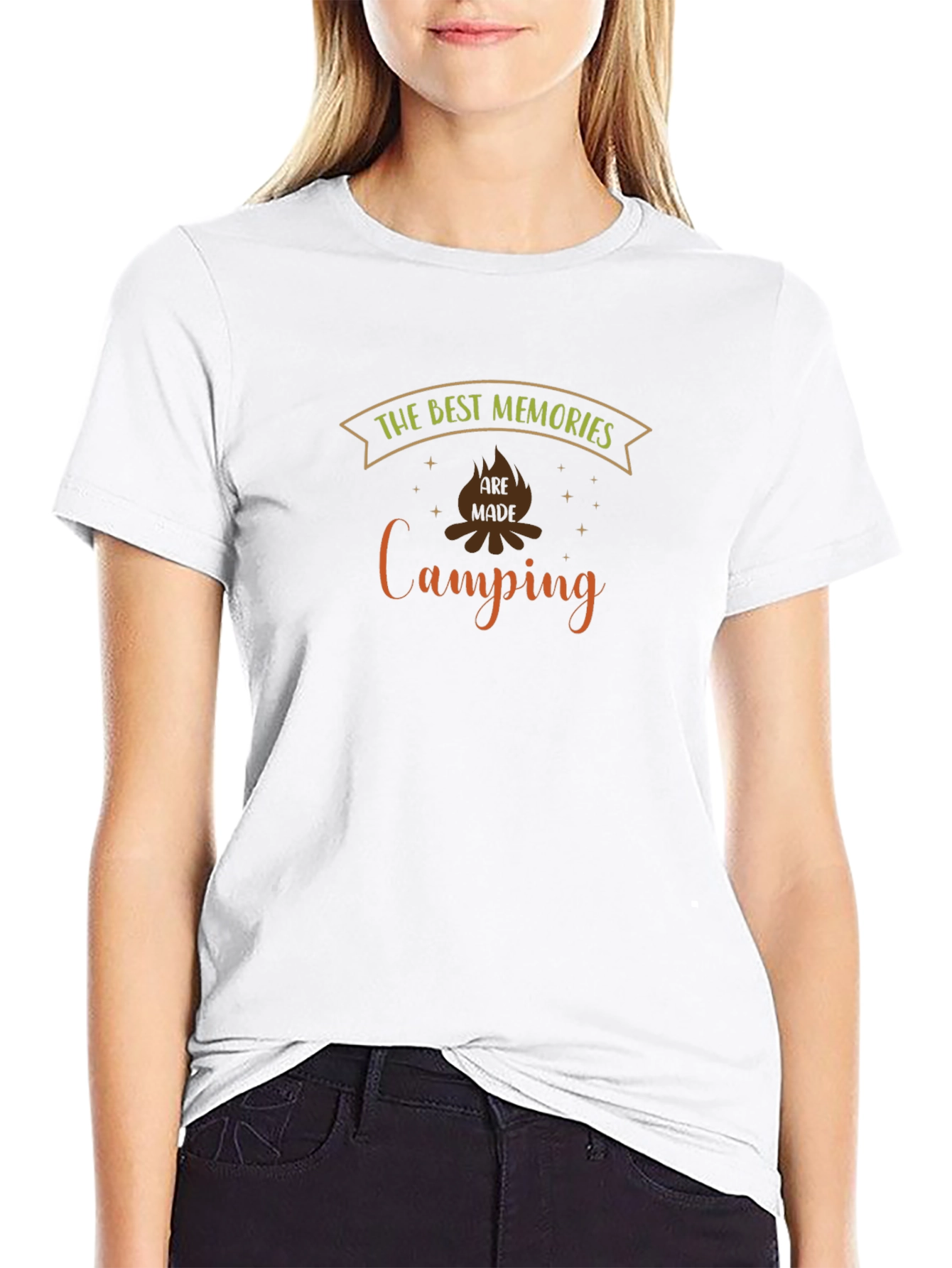 Camping Memories Black T-Shirt