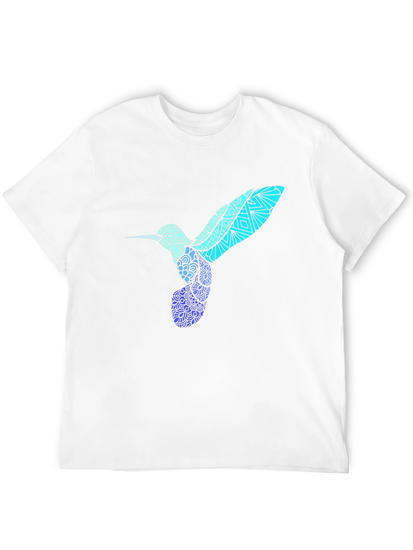 Hummingbird Graphic Tee - Stylish Mens Black T-Shirt