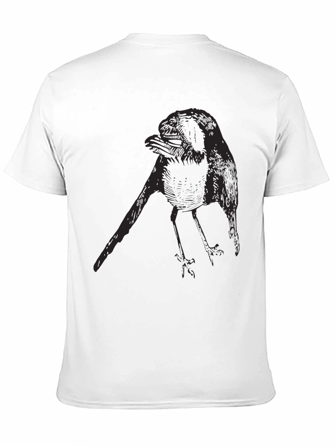 Black Crow Graphic Tee - Mens Casual Style