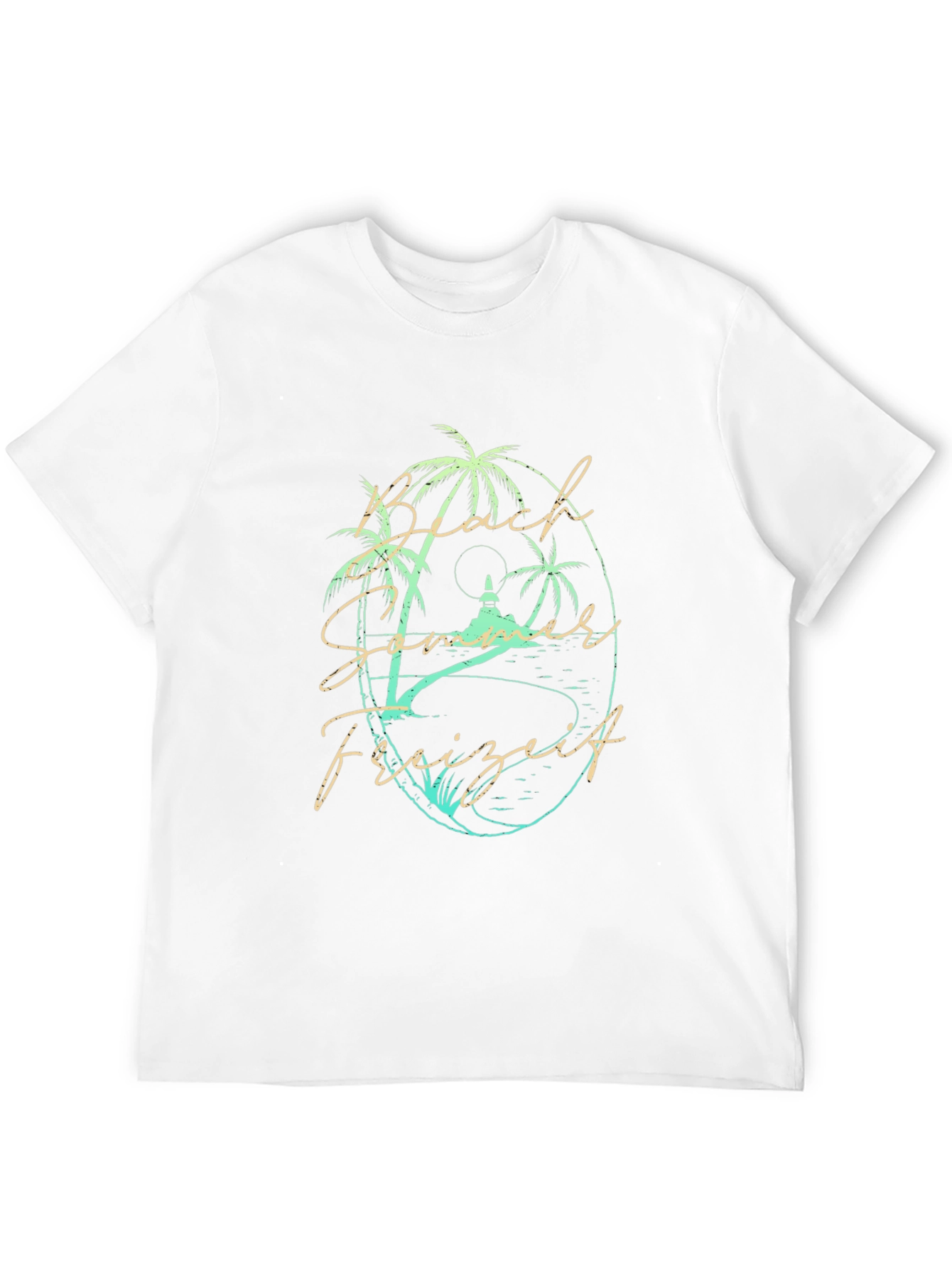 Tropical Beach Summer Leisure T-Shirt