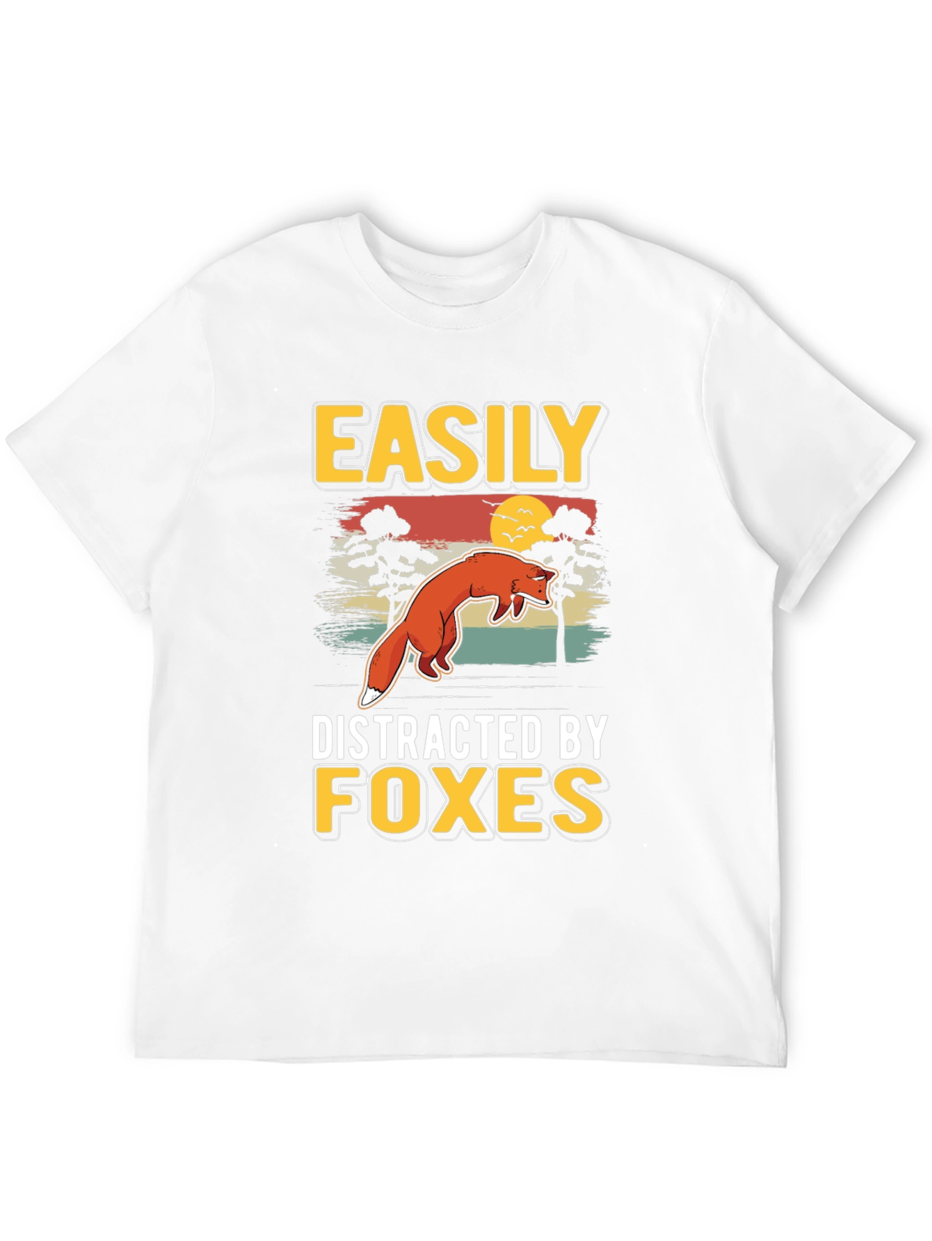 Easily Distracted By Foxes T-Shirt