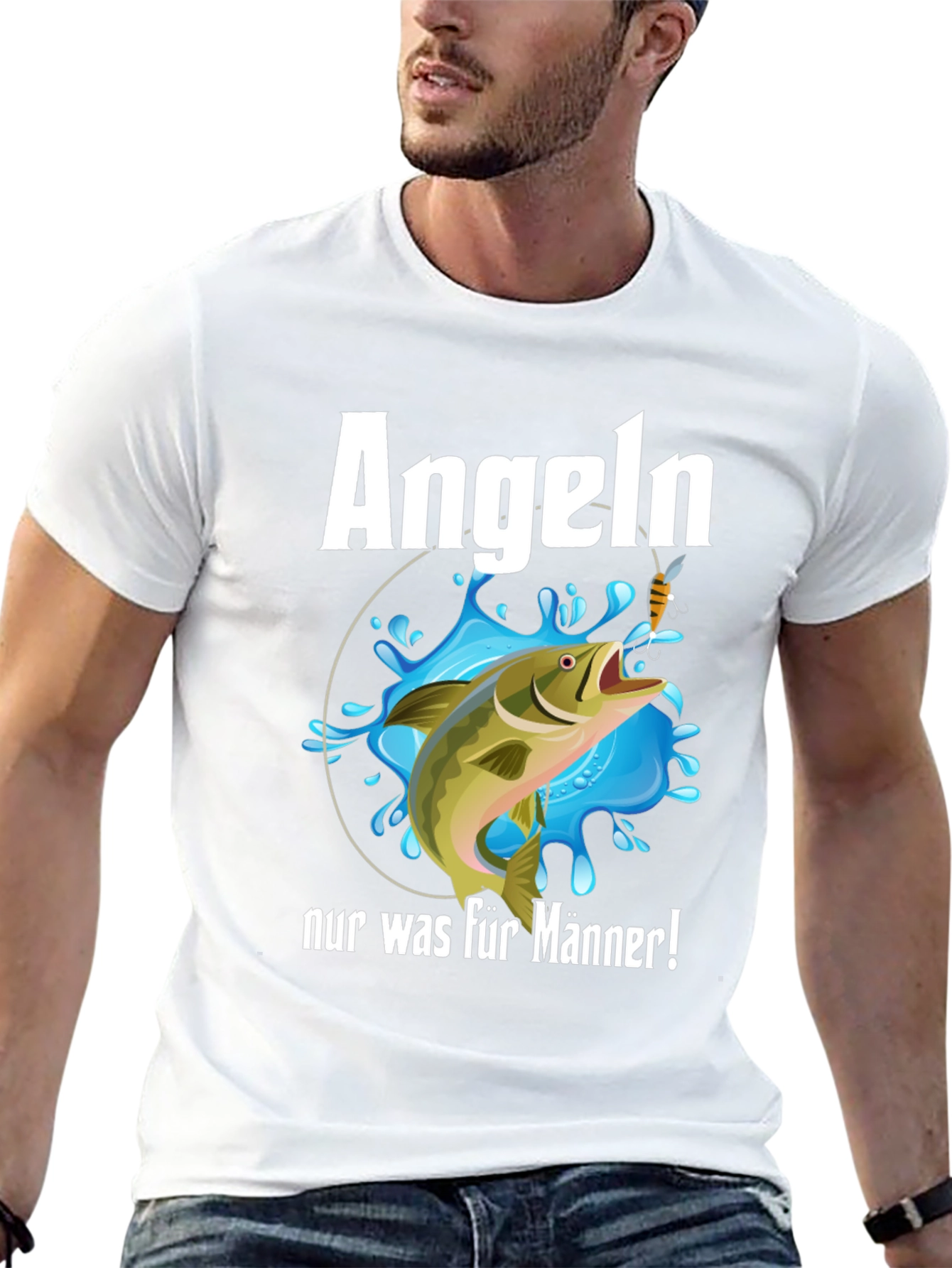 Angeln Nur Was Fur Manner Fishing T-Shirt