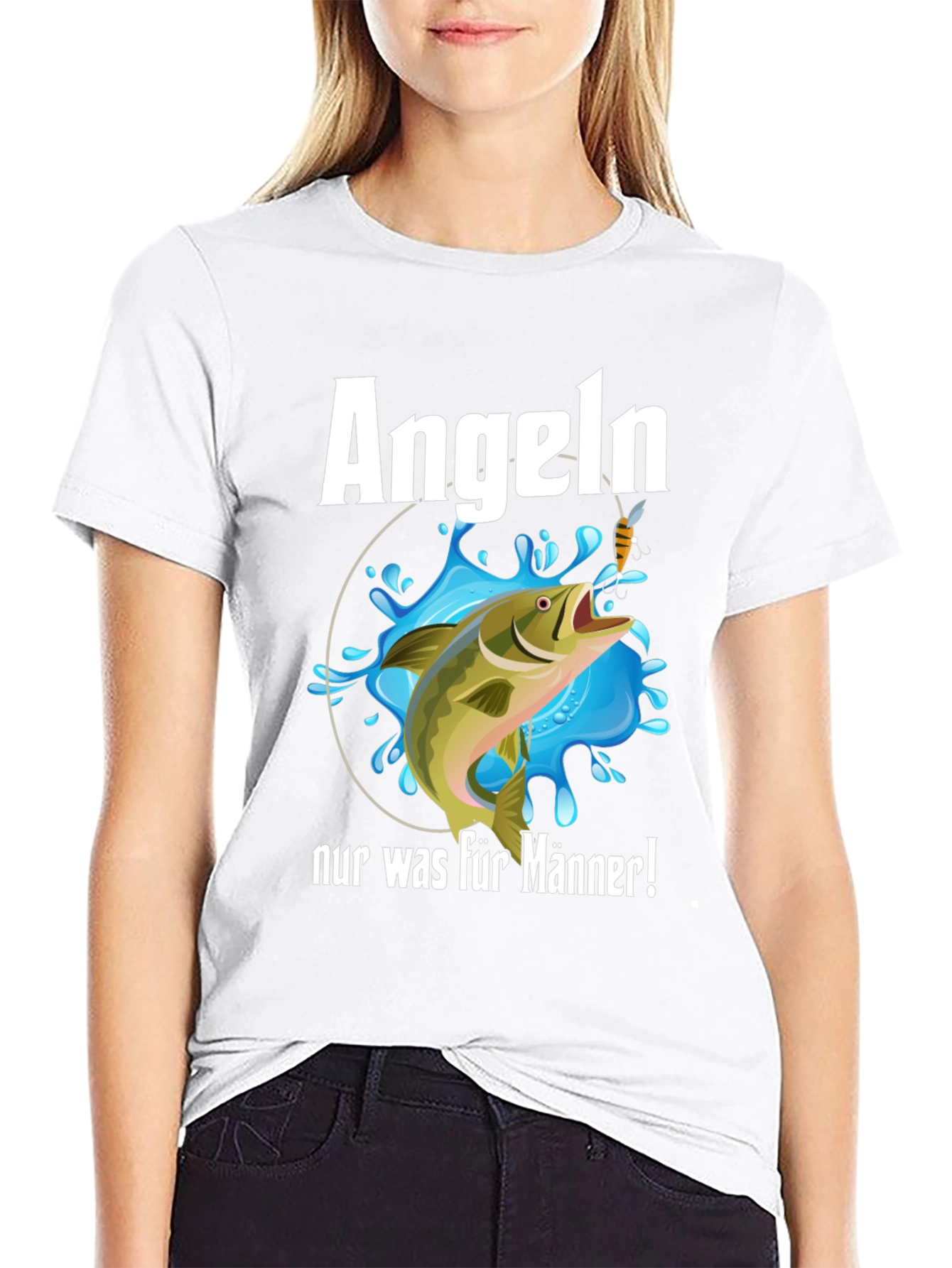 Angeln Nur Was Fur Manner Fishing T-Shirt