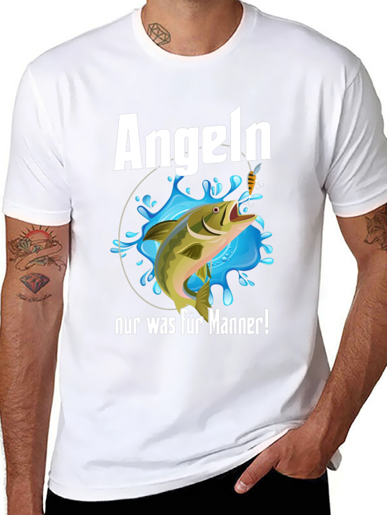 Angeln Nur Was Fur Manner Fishing T-Shirt