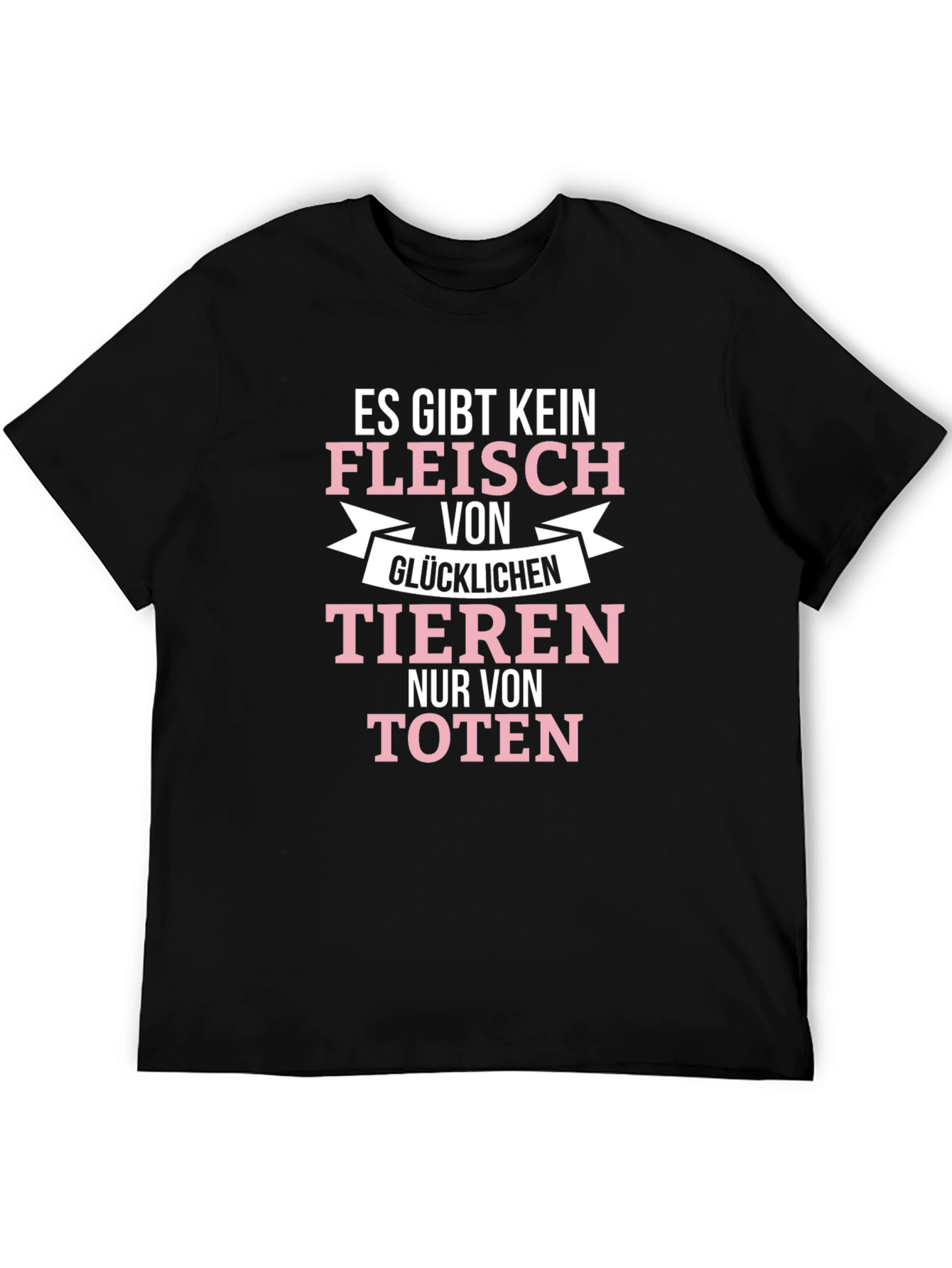Vegan Slogan T-Shirt - No Happy Meat!