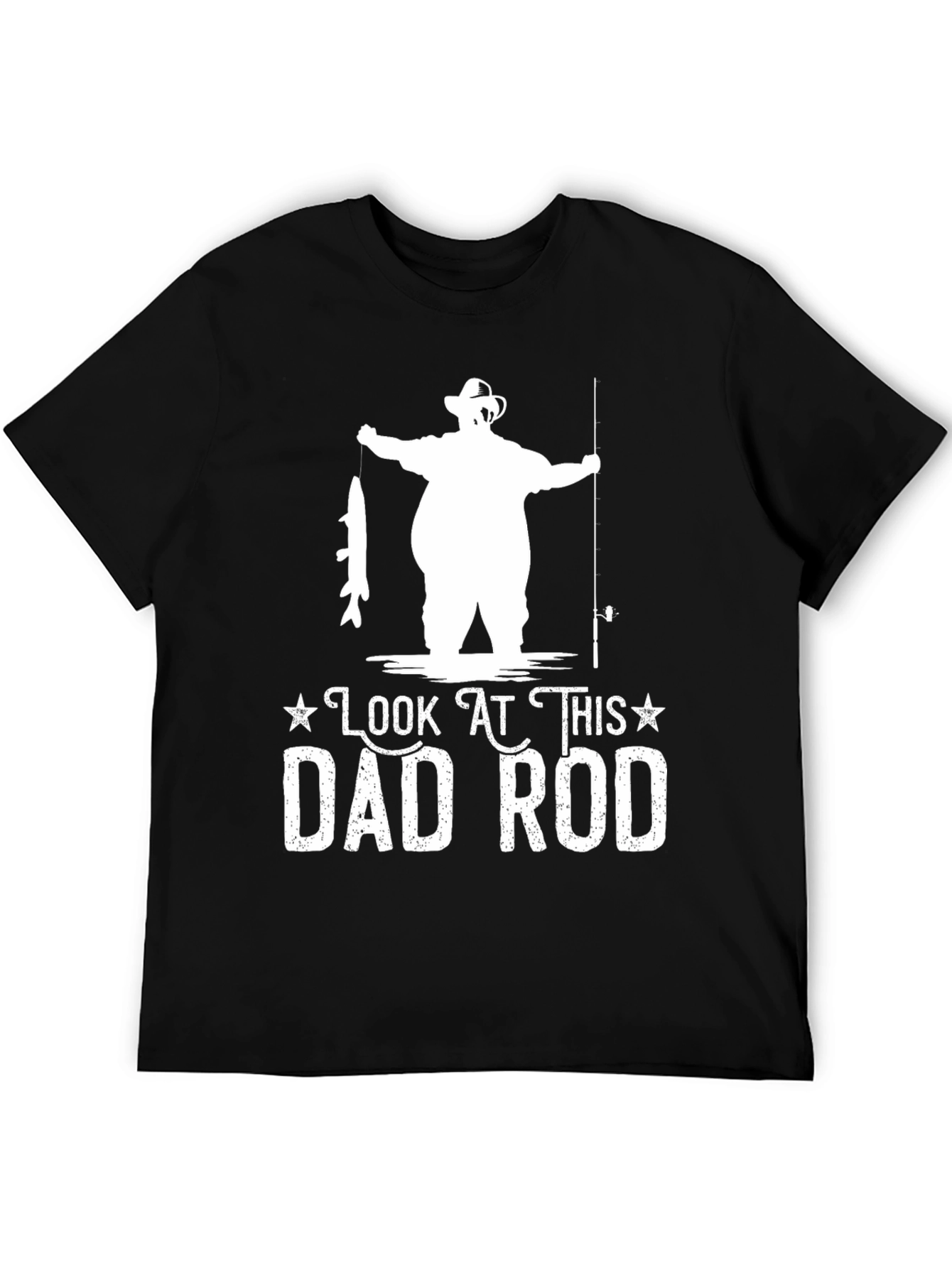 Look At This Dad Rod Fishing T-Shirt