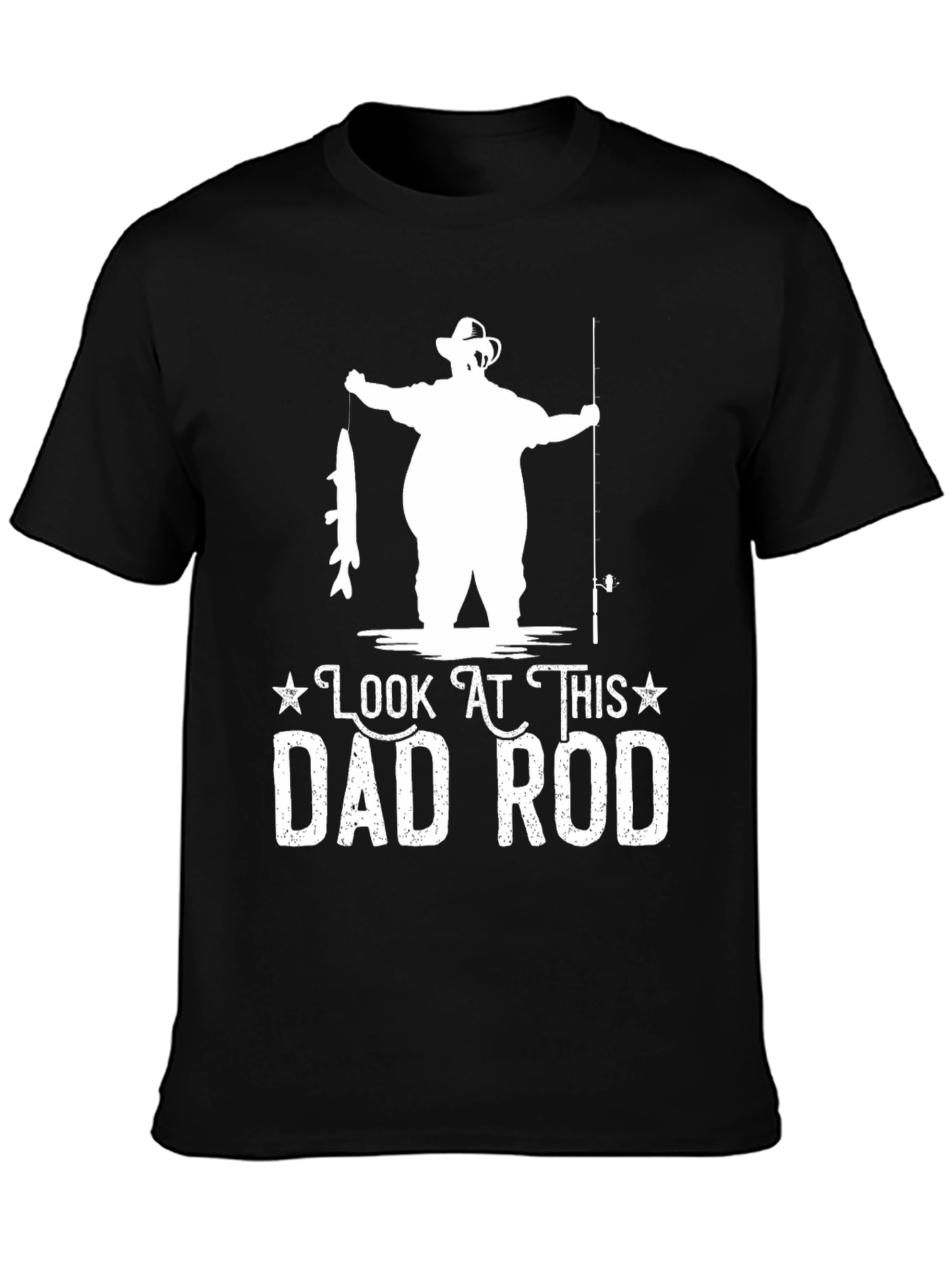 Look At This Dad Rod Fishing T-Shirt