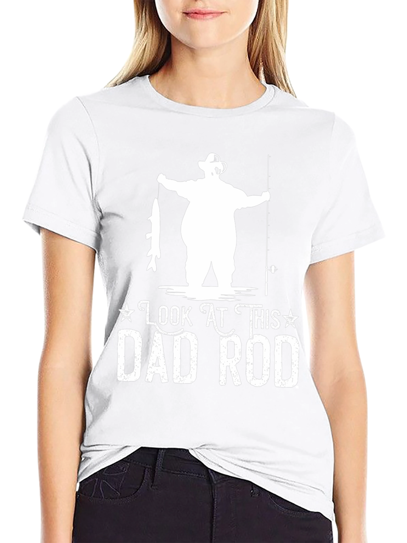 Look At This Dad Rod Fishing T-Shirt