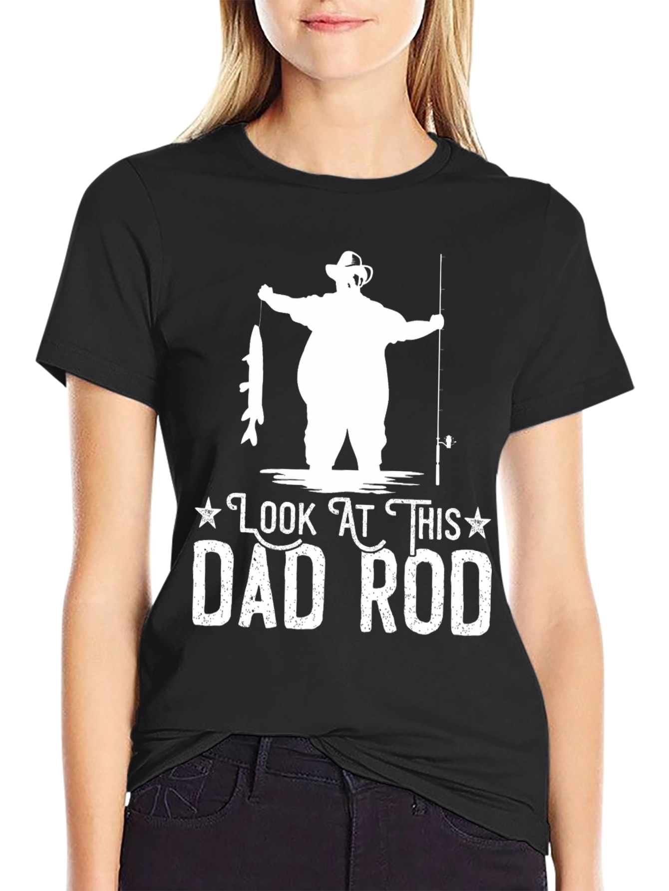 Look At This Dad Rod Fishing T-Shirt